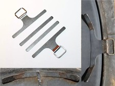 fixed supports for headgear and chinstrap Adrian 1915 helmet.