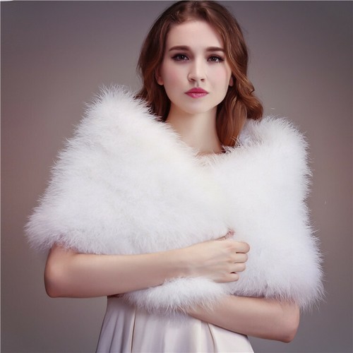 Real ostrich feather fur - real,