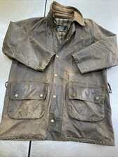 Barbour Solway Zipper 80s Vintage C40 Mens L Waxed Country Hunting Jacket