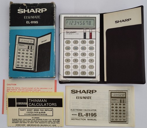 Sharp 819 vintage - sharp,