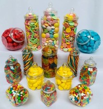 15 Plastic Sweet Jars for Truly Sweet Candy Buffet Sweet Table Wedding Party