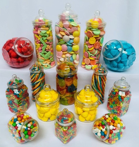 Plastic sweet jars for - plastic,
