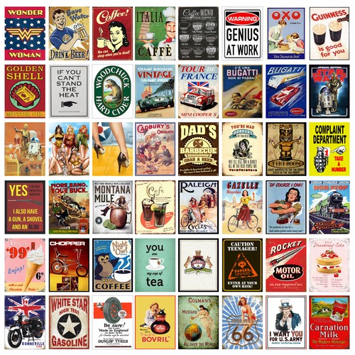Metal tin sign plaque home - sign,
