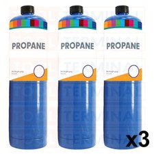 3Pk Propane Gas 400g Bottle Disposable Cylinder plumbers blow torch jet burner