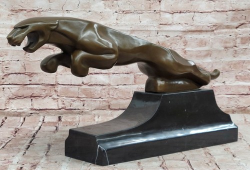 Marble base jaguar panther - jaguar,