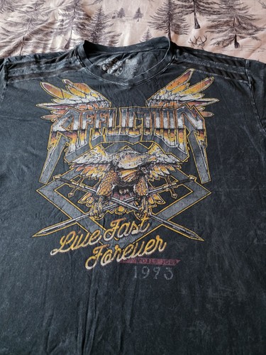 Affliction eagle neck tshirt - eagle, v-neck