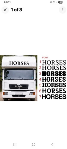 Horses vinyl decal - 2,