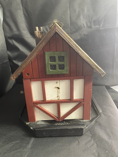 Vintage wooden barn birdhouse - vintage,