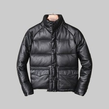 Men's Handmade Black Leather