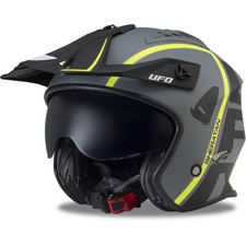 UFO Sheratan Jet Open Face Helmet - for Trials Urban Scooter & Motorcycle Helmet