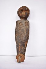 Antique Wooden Doll Figurine