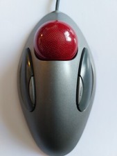 Logitech  T-BC21 Gray Marble Wired USB Trackball