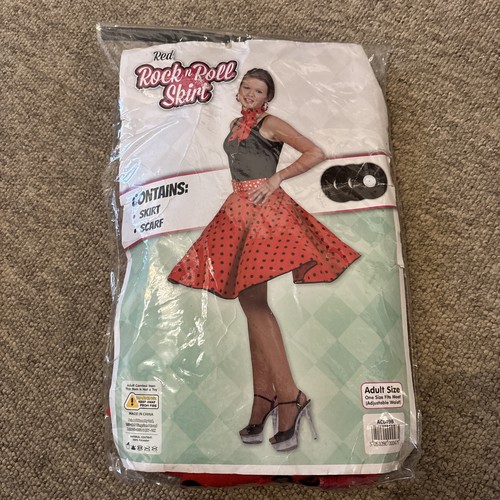 Ladies polka dot - skirt, scarf