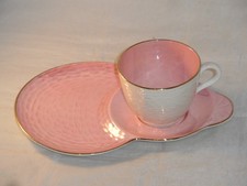 Vintage Maling Pink & White