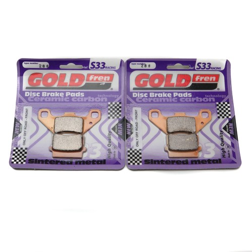 Goldfren s33 brake pads - pads, front