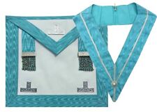 Masonic Regalia Worshipful mason WM Apron Leather past master Collar Quality New