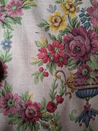 Vintage upholstery fabric - 11,