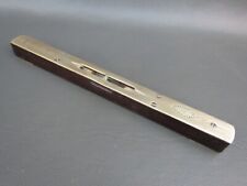 Vintage hardwood & brass 10"