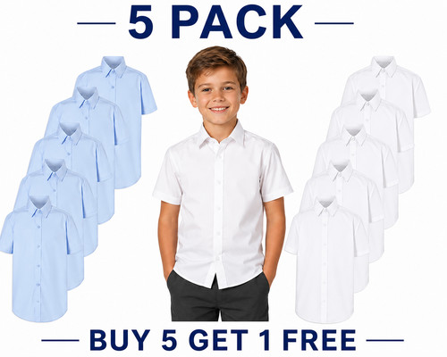 Boys school short sleeve shirt - boys,