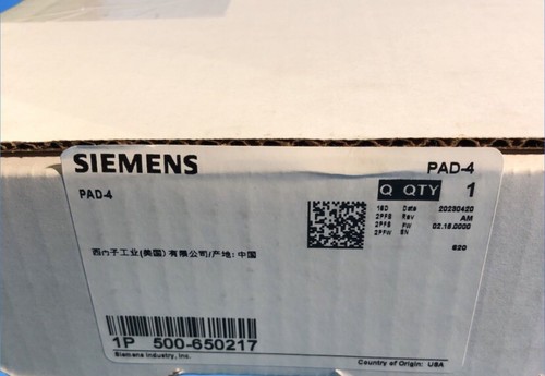 Siemens pad fire - alarm, power