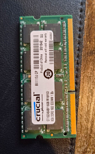 Crucial 8gb ddr3 dimm - crucial, so-dimm