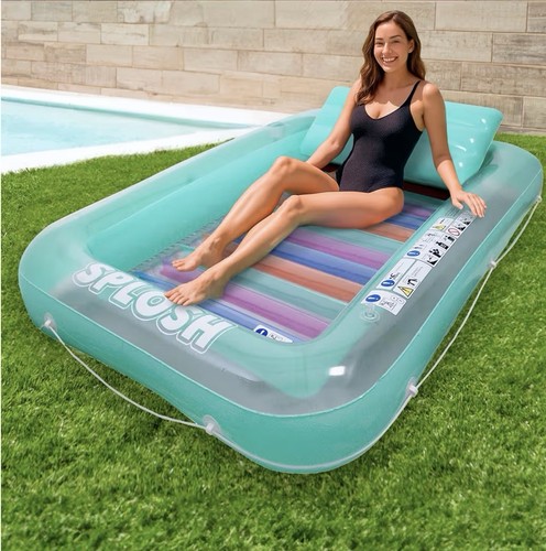 Inflatable pool bed lounger - pool,