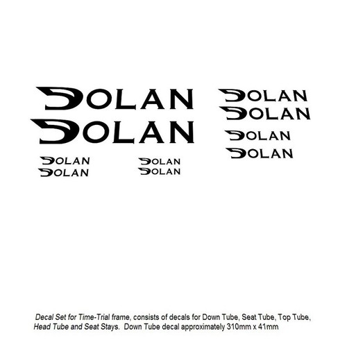 Dolan bike decals stickers - decals,,