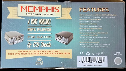 Gpo memphis in 1 music - memphis, 4-in-1