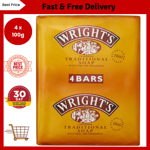 Wright coal tar soap bars - wright's,