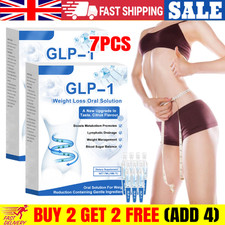 7X GLP-1 Weight Loss Oral Drops for Intestinal Slimming Boosting Metabolism UK