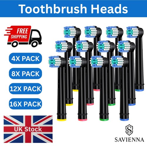 Black toothbrush heads - black,