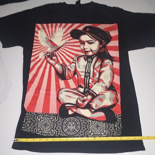Obey black graphic - obey, print