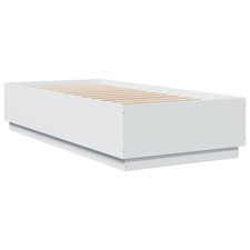 Bed Frame Bedroom Bed Base Bedstead Mattress Foundation Engineered Wood vidaXL
