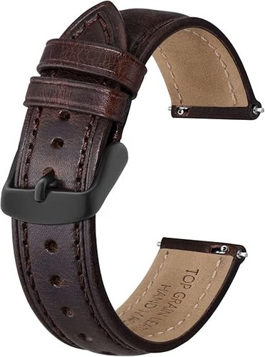 20mm leather band for timex - 20mm,