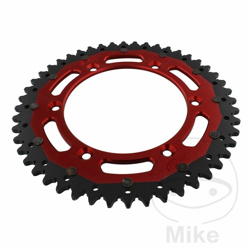 Dual teeth sprocket 520 red - teeth,