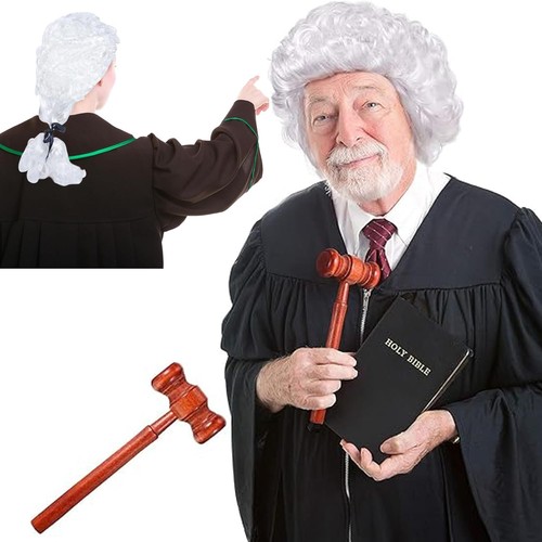 Piece judge wig and - judge,