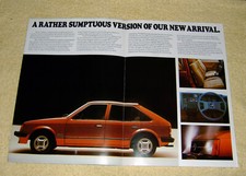 Opel Kadett D Berlina 4 page brochure 1979, Rare