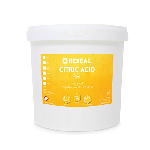 Hexeal citric acid 250g - citric, 10kg