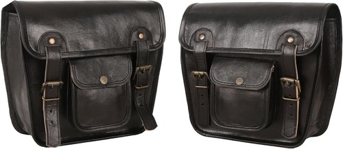 Motorcycle saddlebags leather - motorcycle,