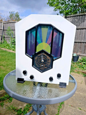 VINTAGE ART DECO VALVE RADIO UNIQUE- CONVERT TO A LAMP RETAINING SWITCH CONTROLS