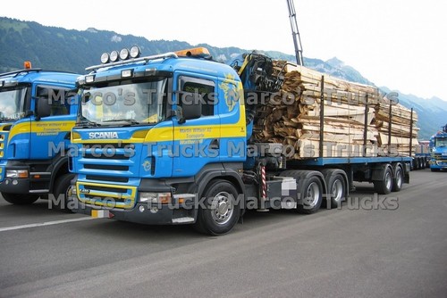 Truck photo scania 480 - r, wood