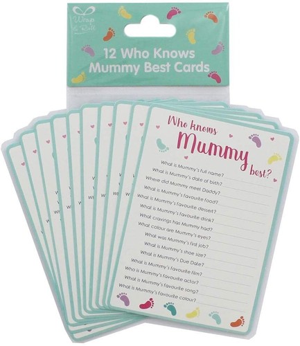 Baby shower games who - 12,