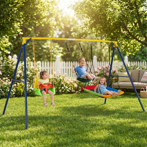 Toddler swing set - heavy, duty