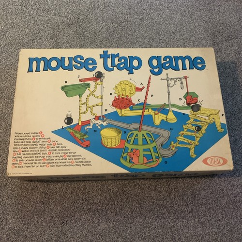 Ideal mouse trap board game - ideal,