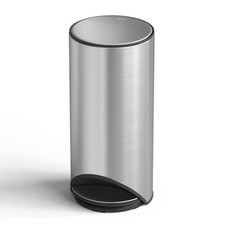 Joseph Joseph Stainless Steel 30L Slimline Pedal Bin with Liner Pocket