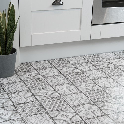 Fix moroccan grey - grey, 30.5cm