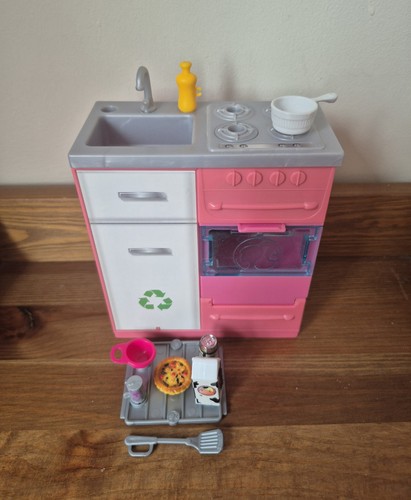 Barbie dreamhouse kitchen with - kitchen,