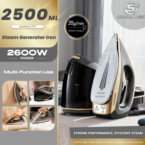 Superlex 2600w electric steam - 2600w,