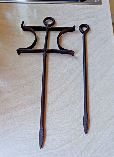 Antique garden line winder - garden,