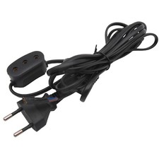 #123 220V DOUBLE LEAD POWER CORD FOR SINGER 221,27,201,206,301,301A,401,411,431